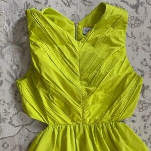 Hunter Bell Kathleen cut out midi dress.